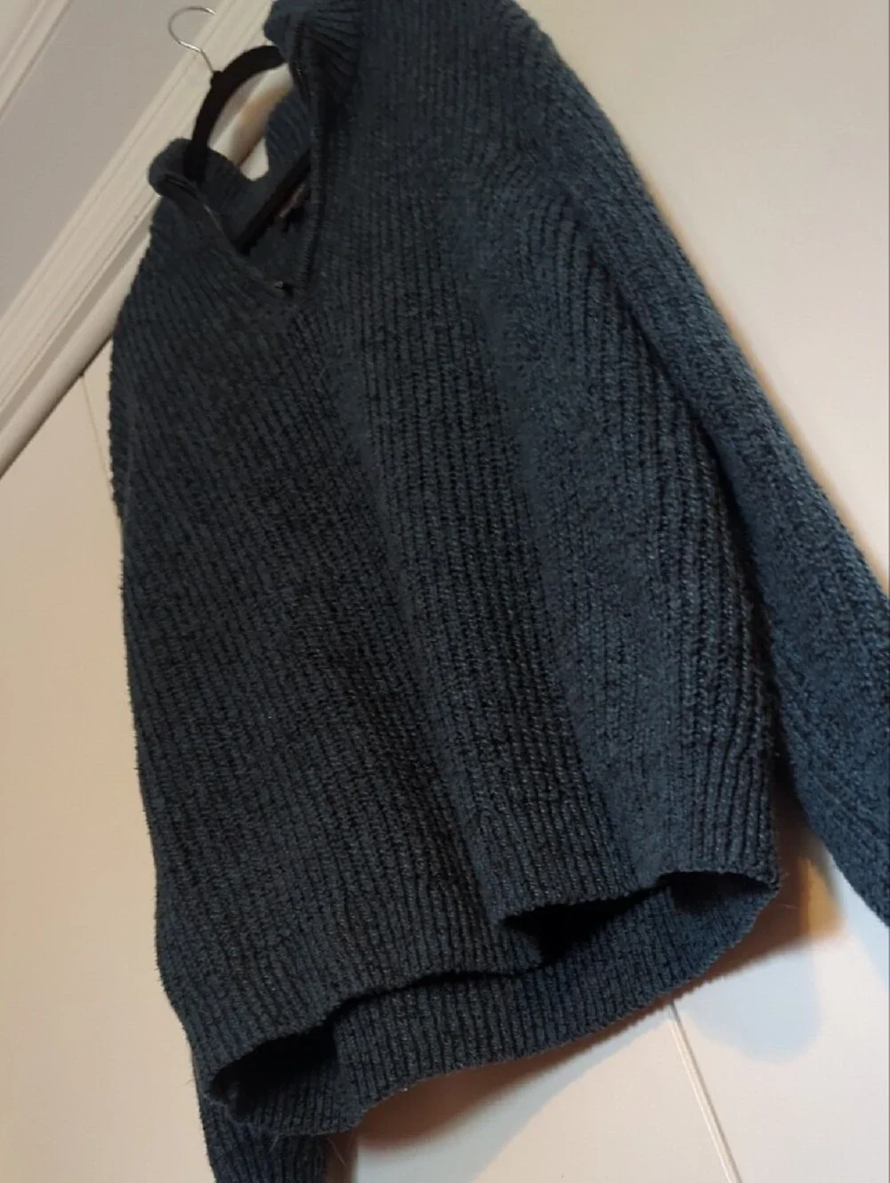 Banana Republic Men's Knit Funnel Neck Sweater - Dark Teal